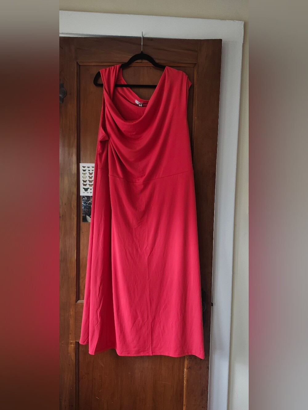 Old navy orange cowl neck occasion dress